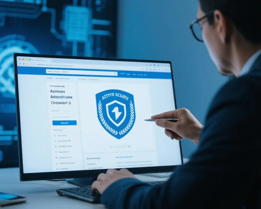 识别仿冒页面示意图